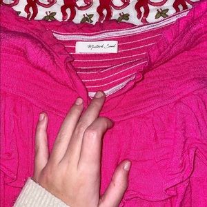 Mustard seed hot pink skirt